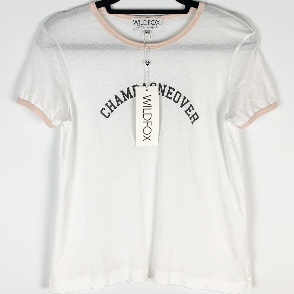 Wildfox | NWT Champagneover Johnny Ringer Tee XS - Picture 6 of 8